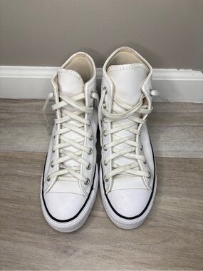 Converse White High-Top Sneakers